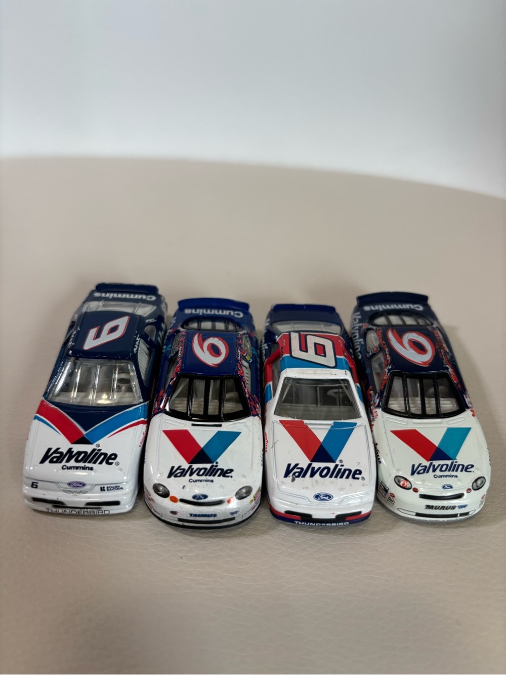 Vintage 1990s Valvoline Cummins #6 NASCAR Diecasts in 1:24 scale